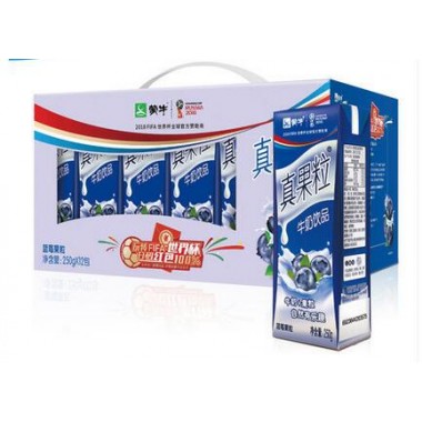 蒙牛真果粒藍(lán)莓(250g*12)（箱）