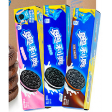 奧利奧夾心餅干（草莓、巧克力、原味隨機(jī)）116g