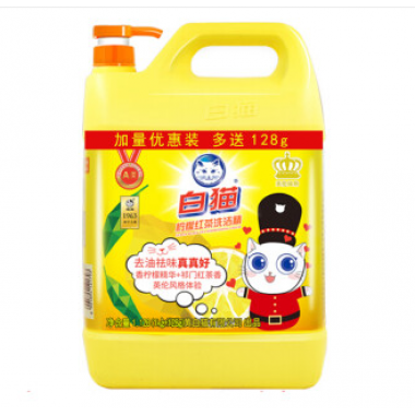 白貓檸檬紅茶洗潔精1.29kg