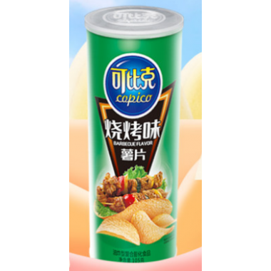 可比克燒烤味薯片105g