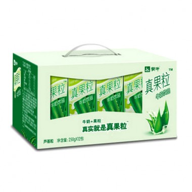 蒙牛真果粒蘆薈(250g*12)（箱）